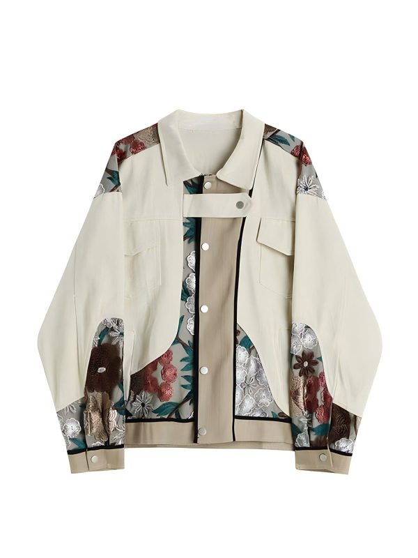 Long Sleeve Embroidered Jacket