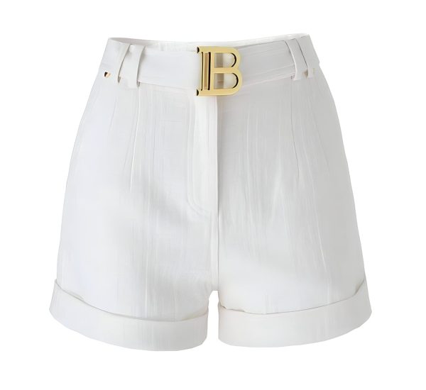 High-Waist Denim Shorts - Multiple Colors