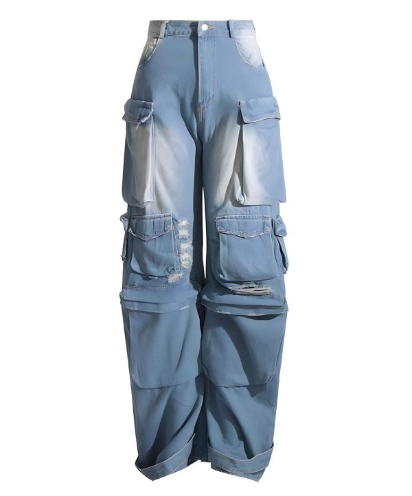 High Waist Oversized Cargo Pants