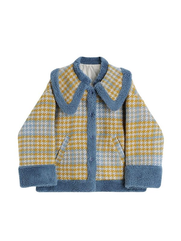 Plaid Winter Overcoat