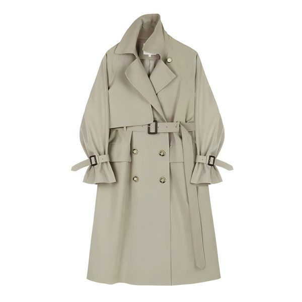 Long Sleeve Trench Coat - Multiple Colors