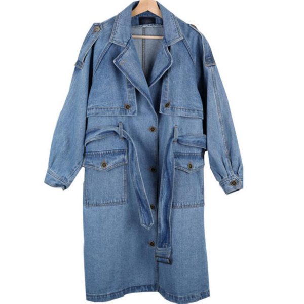 Denim Trench Coat